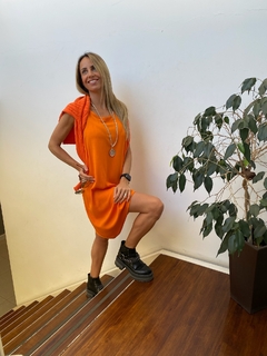 VESTIDO VIENNA NARANJA - comprar online