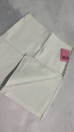 POLLERA BENGALINA BLANCO STRASS TAJO - TAANLOCA 