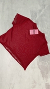 REMERA TUL ROJA MANGA CORTA - comprar online