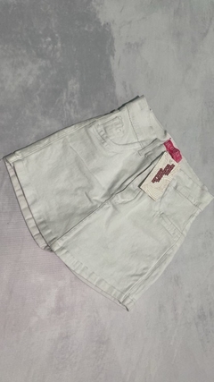 SKORT JEANS BLANCA ELASTIZADA - comprar online