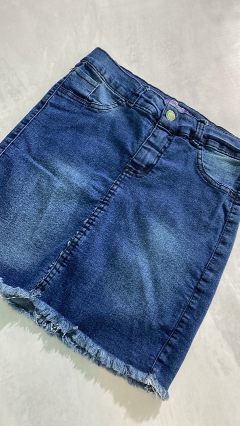 POLLERA JEANS ELASTIZADA - TALLE 40 - comprar online