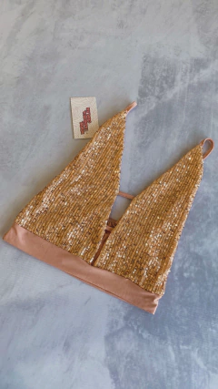 TOP LENTEJUELAS ROSA - comprar online