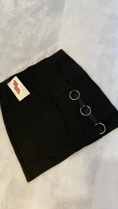 POLLERA BENGALINA NEGRA 3 AROS - comprar online