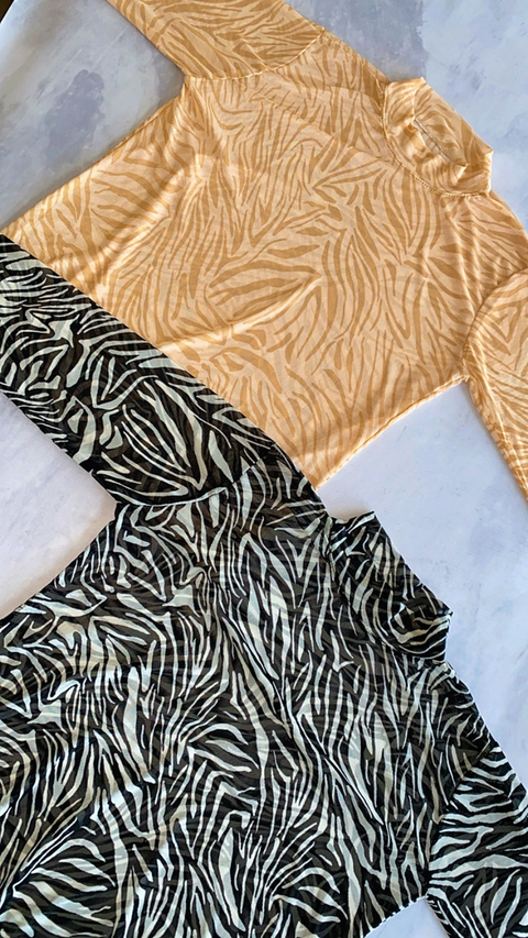 REMERA MANGA LARGA TUL CEBRA CAFE