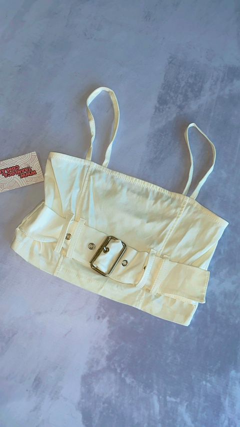 TOP BENGALINA DOBLE HEBILLA PASACINTO - comprar online