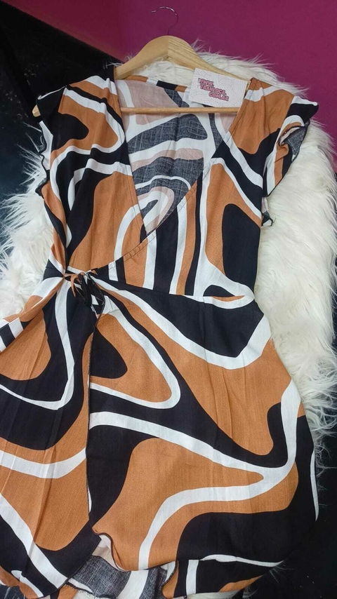 VESTIDO LINO CRUZADO