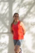 Musculosa Run Rojo - comprar online