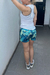 Short green & yellow - comprar online