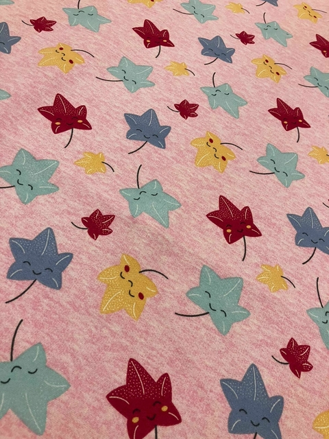 FRISA PEINADA HOJAS ESTRELLAS