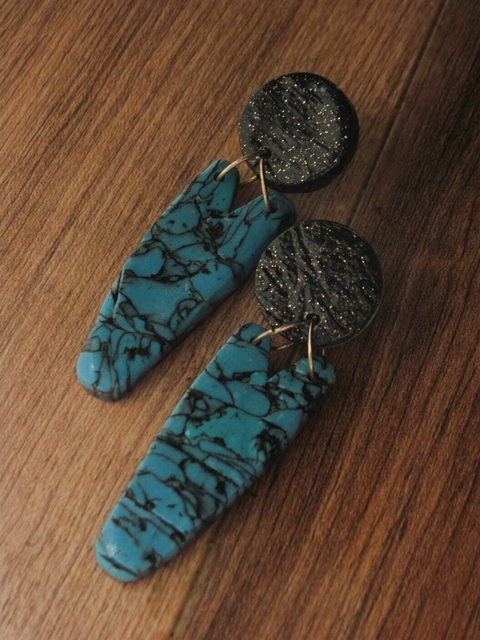 AROS PIEDRA TURQUESA - comprar online