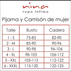 Art. 705 Camisón musculosa corazones en internet