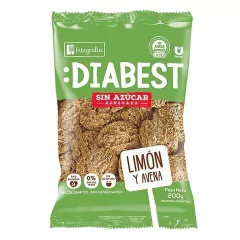 GALLETAS DULCES DIABEST LIMON Y AVENA 200 Gramos