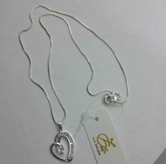 Colar Coração Amor em Prata - loja online