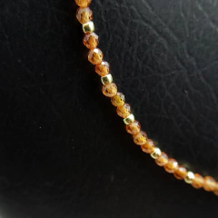 GARGANTILHA REALEZA OURO HESSONITA