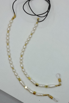 CORDÃO PARA ÓCULOS PEROLAS DE RIO OURO - comprar online