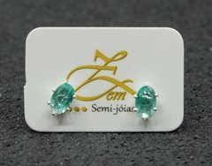 BRINCO PRATA ZIRCÔNIA