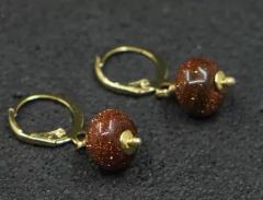 BRINCO OURO ARGOLA PEDRA DO SOL - comprar online