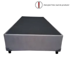 Cama Box Universal Suede Solteiro King 96x203x41cm - comprar online