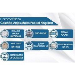 Colchão Solteiro King - King Best Anjos Colchões - loja online
