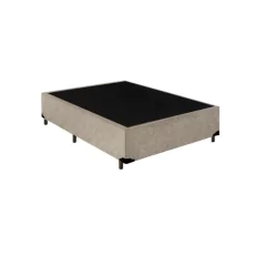 Base Cama Box Universal Suede Casal 138x188x41cm - Sonno Colchões