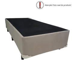 Cama Box Universal Suede Solteiro King 96x203x41cm na internet