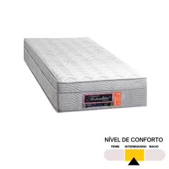 Conjunto Colchão Solteiro Totalité com Box Universal Marrom 88x188x68cm na internet