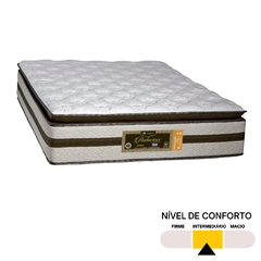 Imagem do Conjunto Colchão Queen Audacieux Sankonfort com Box Universal Cinza 158x198x75cm