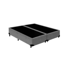 Cama Box Suede King na internet