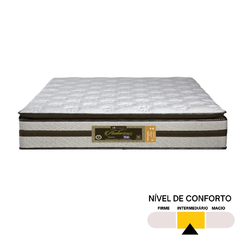 Conjunto Colchão Casal Audacieux Sankonfort com Box Universal Marrom 138x188x75cm na internet