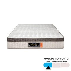 Conjunto Colchão King Impact com Box Universal Cinza 193x203x73cm - Sonno Colchões