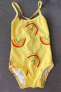 ENTERA ESTAMPADO "RAINBOW" BASE AMARILLO - comprar online