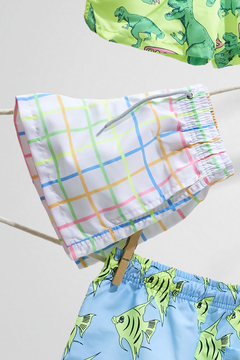 SHORT DE BAÑO "CUADROS" - comprar online