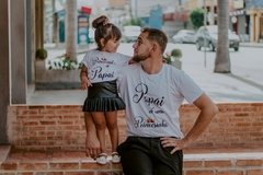 Par camisetas Papai de uma princesinha - comprar online