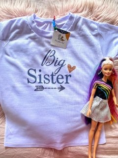Camiseta infantil Big Sister - comprar online