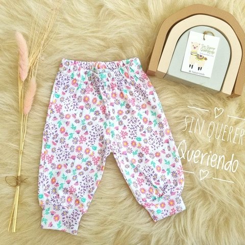 Pantalón Estampado c/puñito R/N - 0/3 M - comprar online