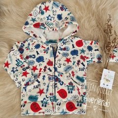 Campera de Frisa Estampada Bebé