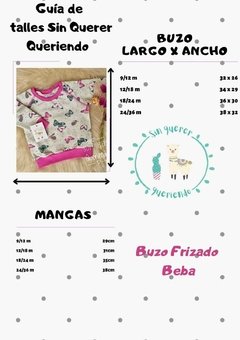 Buzo Beba Frisado Malange Mariposas en internet