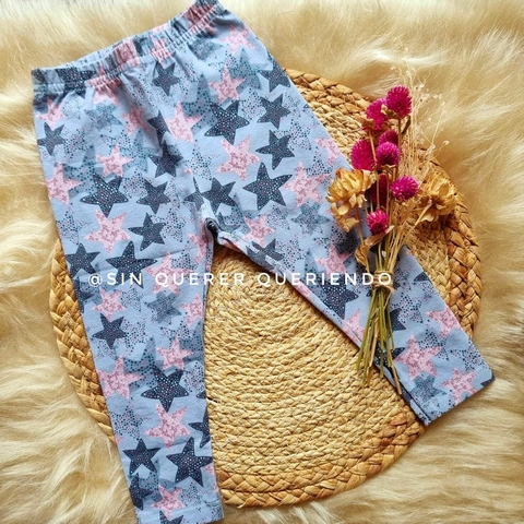 Calza de Algodón Estampada Star