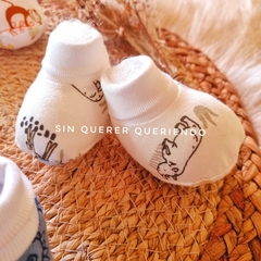 Escarpines de Algodón Bebe - Sin querer queriendo