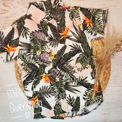 Camisa Hawaiana Bebé - Sin querer queriendo