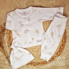 Ajuar Estampado Laguna Pai Con Batita con Broches en internet