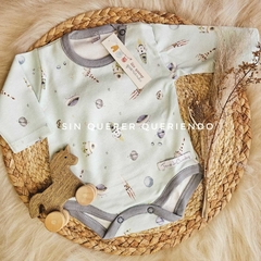 Body Bebe Universo - Gris Tiza - comprar online