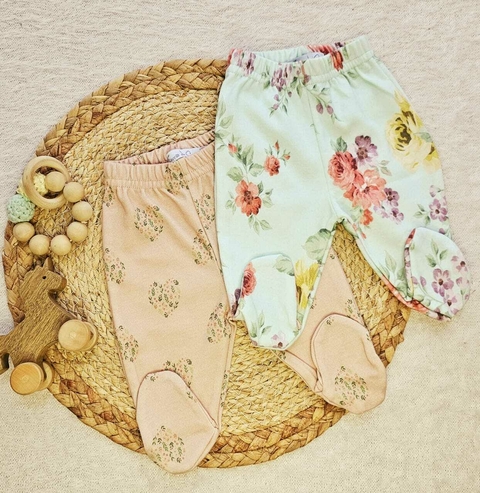 Pantalón Estampado c/puñito R/N - 0/3 M