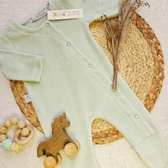 Enteritos de Plush Cruzado con Pie - PISTACHO - comprar online