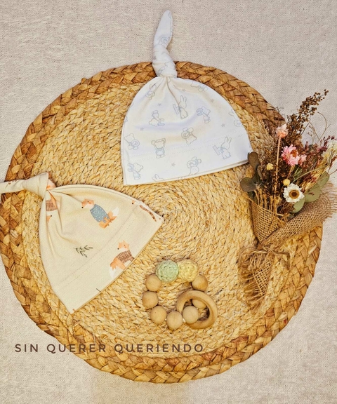 Gorrito Estampado Bebe Recién Nacido