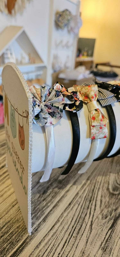 Vinchas Rígidas Forradas, Con Moño o Flor