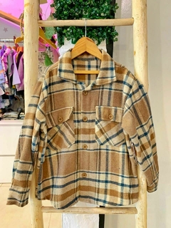 Camisaco de paño ''Color tierra''