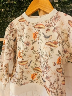 Buzo con frisa ''Amigos del bosque'' - comprar online