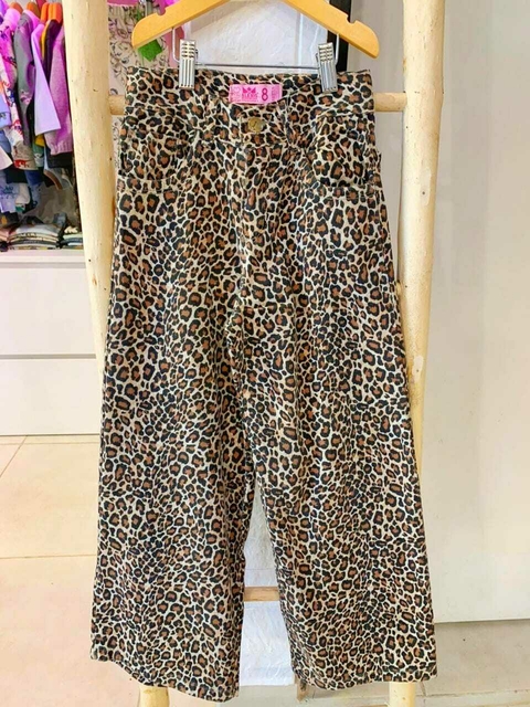 Jean wide leg ''Animal print''