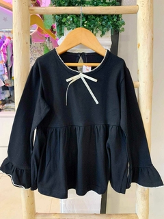 Blusa de algodon ''Black sweet''
